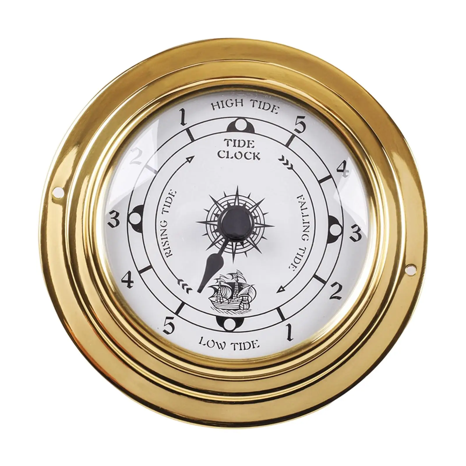 Orologio di Marea 98mm Design Vintage Strumento Nautico da Parete per la Marea Bassa - immagine 5