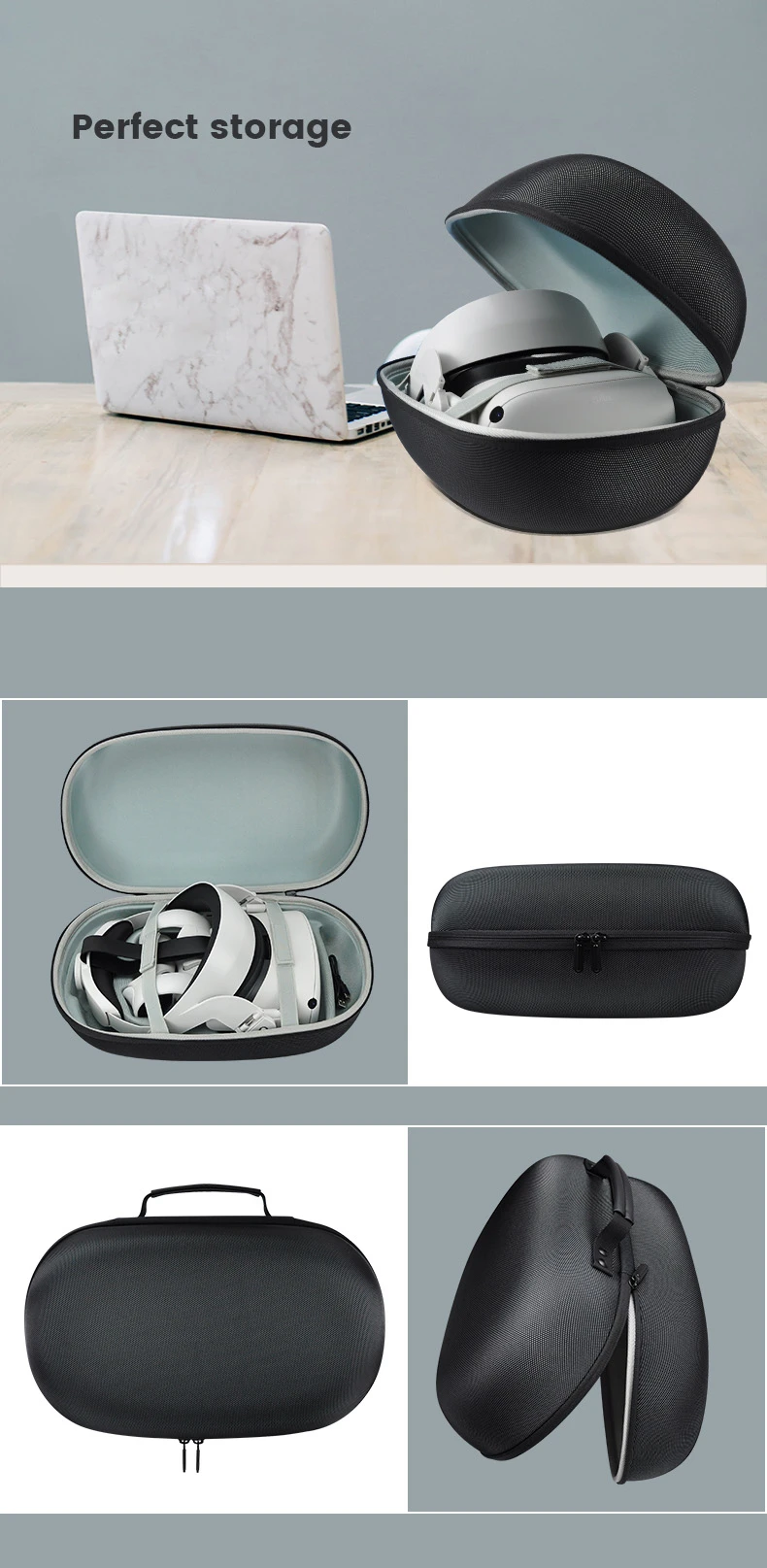 Hard Storage Bag For Oculus Quest 2 BOBOVR F2 M2 Strap Quest 2 VR Carrying Case For Masiken M3 VR Strap Controllers Accessories