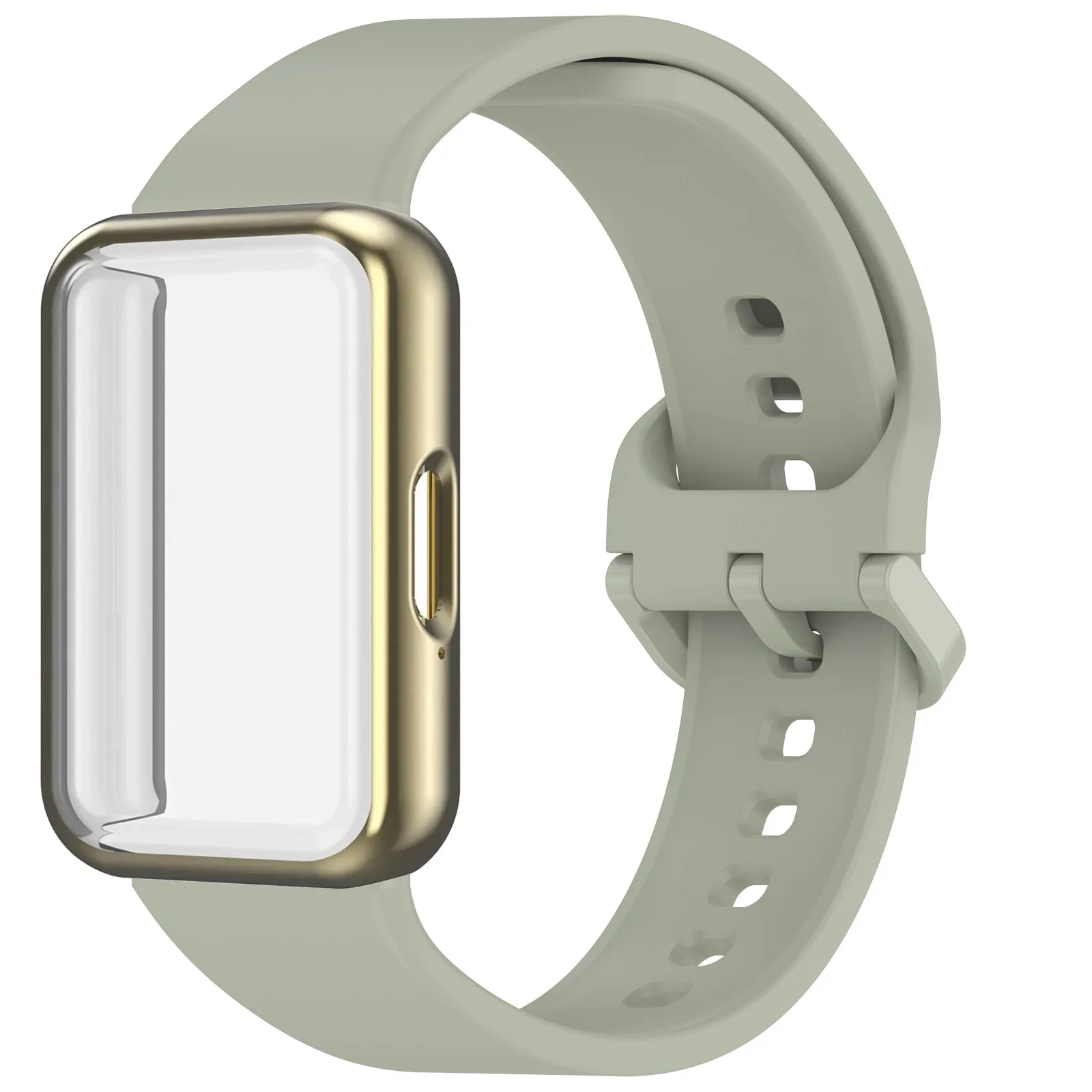 Silicone Strap and Protective Case Kit for Fitness Band Accessories
