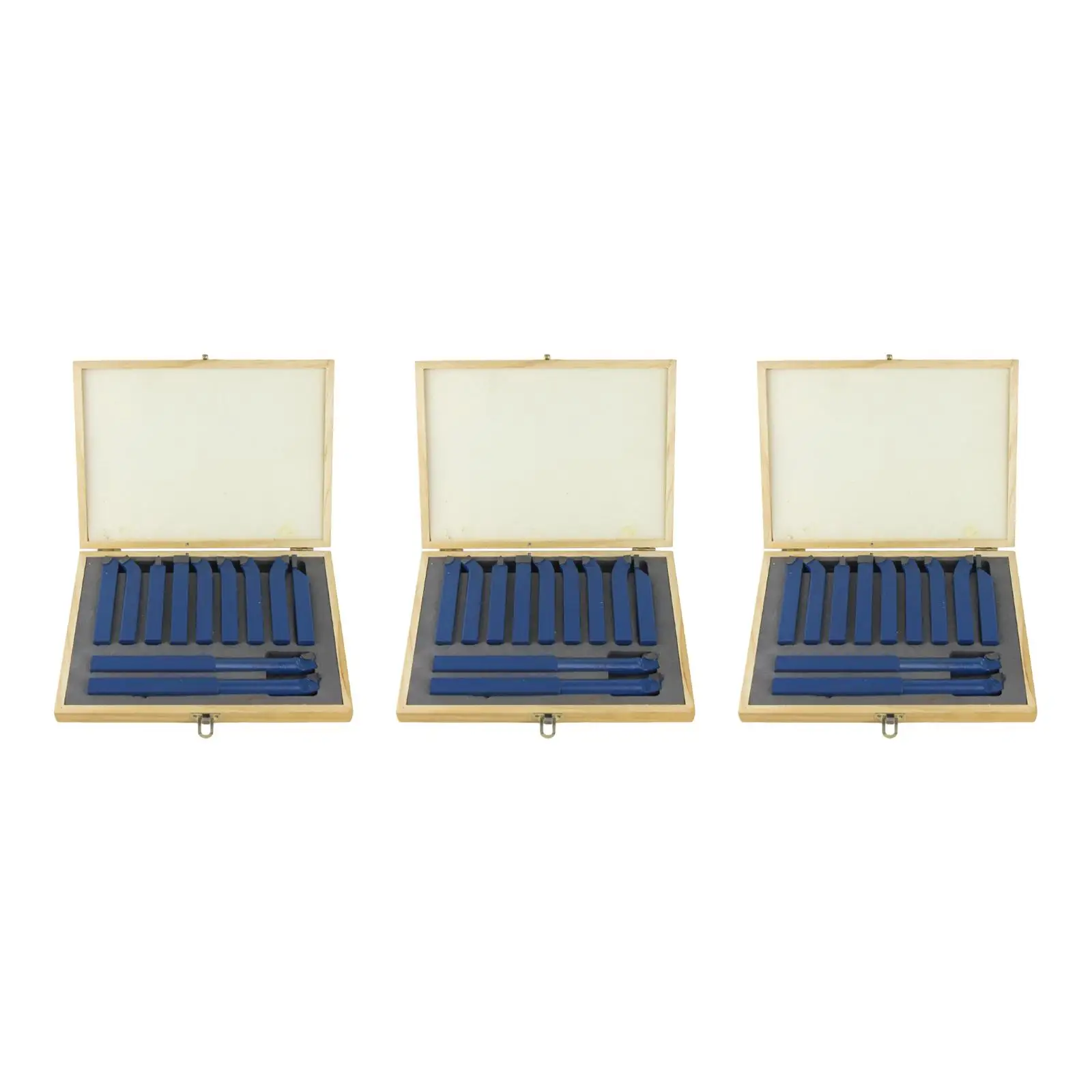 

11 Pieces Metal Carbide Lathe Tools Carbide Tip Lathe Cutting Tool Indexable Tip Cutting Turning Bit for Metal Working Lathe