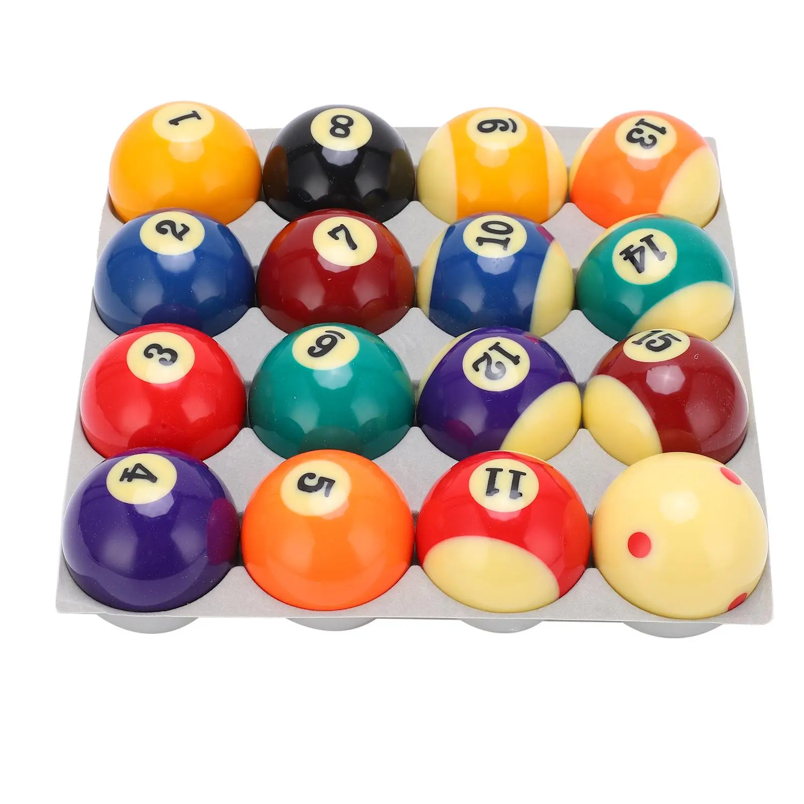 Professional 57.2mm Billiard Pool Balls Set-High Hardness, Perfect for Billiards Gameplay