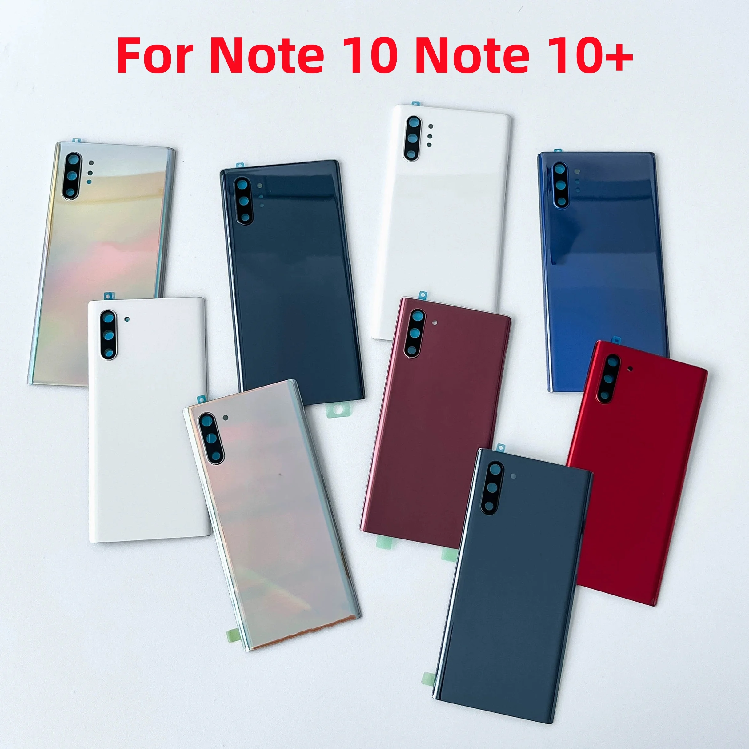 Premium 3D Glass Rear Battery Cover with Camera Lens