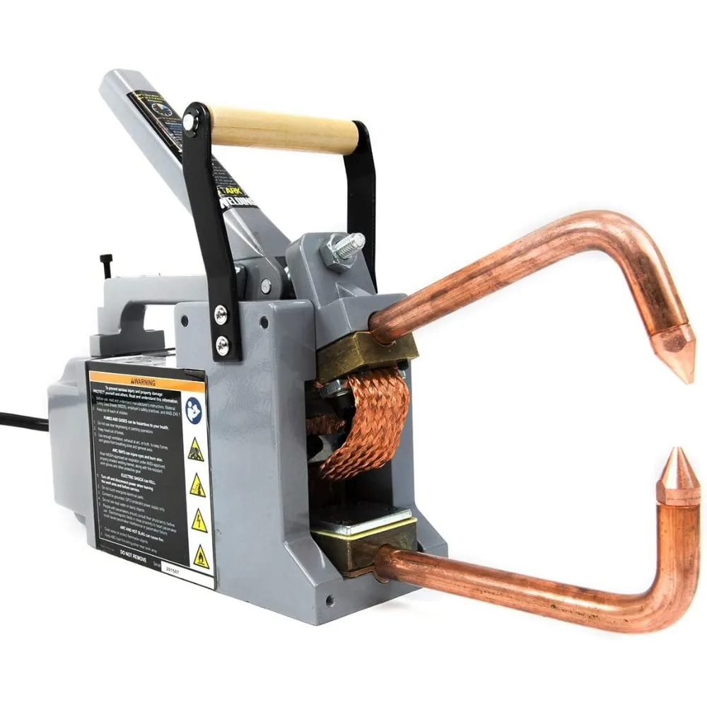 Portable Spot Welder 1/8" Electric Single Phase Handheld Welding Tip Gun Handle Weld Spot 110V 2
