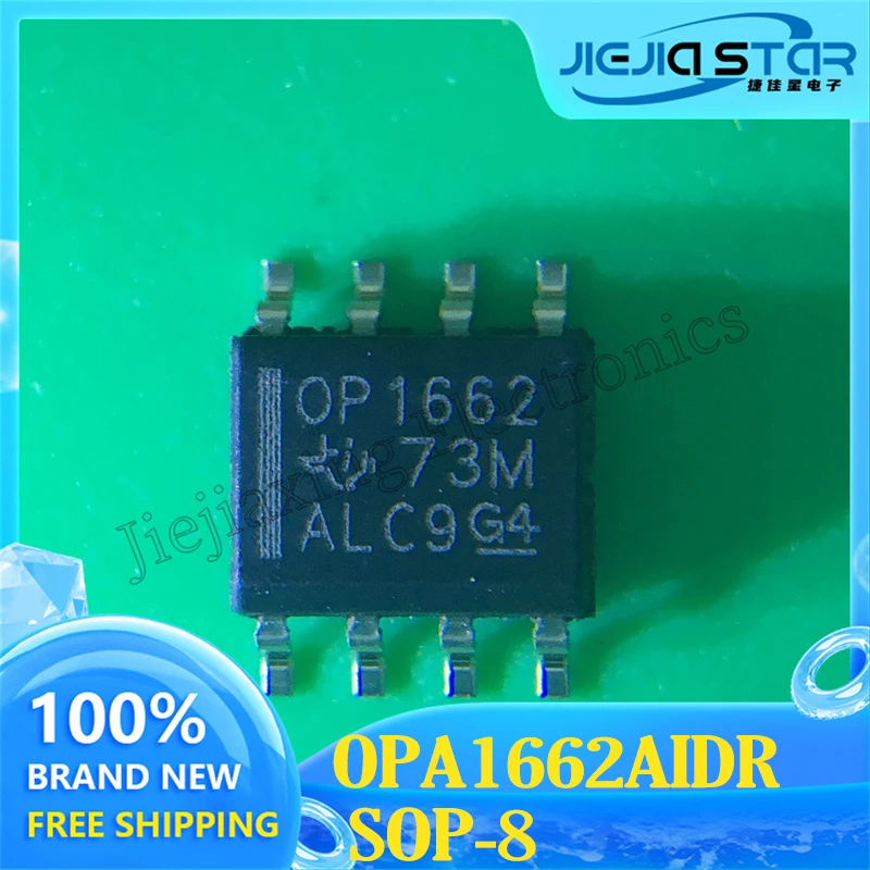 

OPA1662AIDR OPA1662 OP1662 Operational Amplifier SOP-8, 100% Brand New Chip IC Electronics