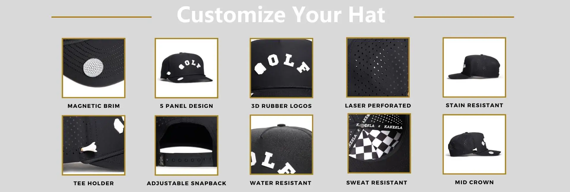 2026 New High Quality Camping 5 Panel Baseball Cap Waterproof Adjustable Outdoor Sports Uniisex Design