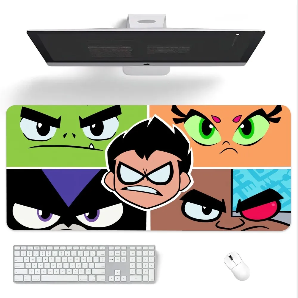 Beast Kingdom T-Teen Titans Mouse Pad Computer Laptop Gaming Office Wrist Guard Non Slip Keyboard Pad 2
