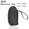 High quality Waterproof 8x30 Binoculars Case for 30mm telescope binocular black Leather bag 160mmX135mm Portable Camera Case Bag 4