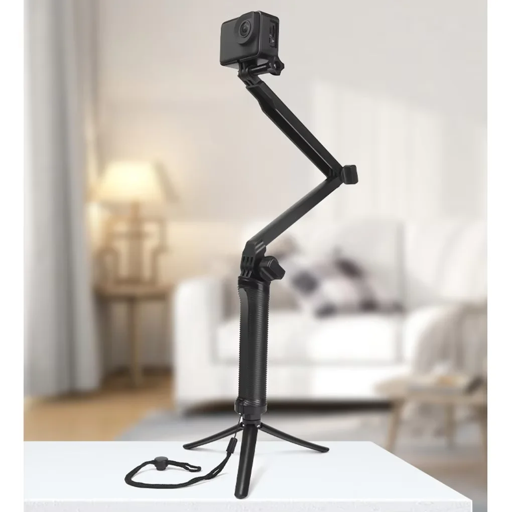 Description Picture 4 of itemSports Cameras for GoPro Hero 10 9 Selfie Stick Adjustable 360° Rotation Tripod Extension Rod Foldable Monopod Self-timer