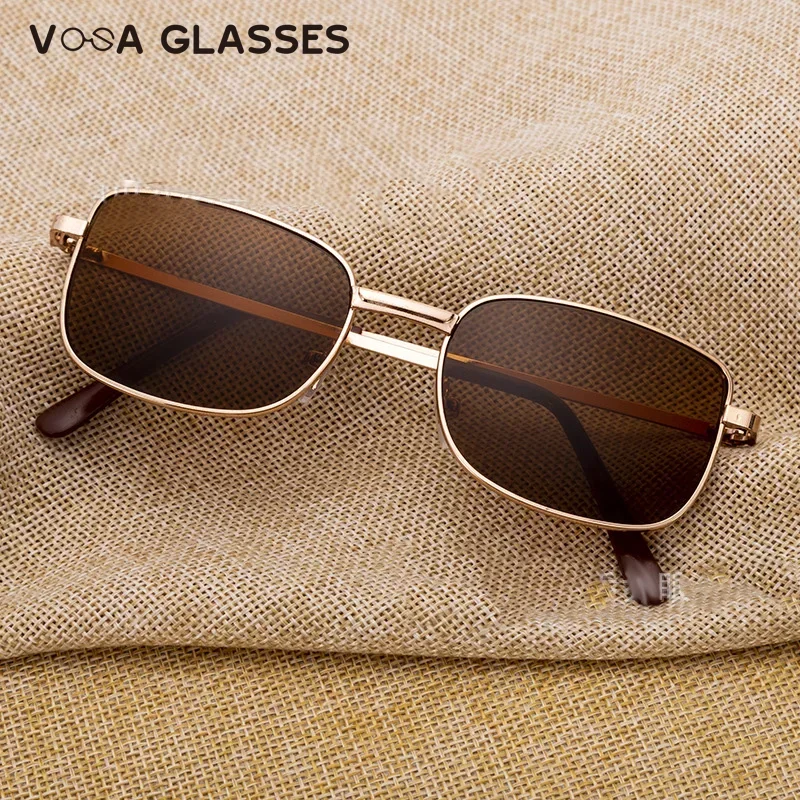 New Gentleman Square Sunglasses for Men High-end Men's Sunglasses Black Brown Vintage Sun Glasses for Women Designer 4