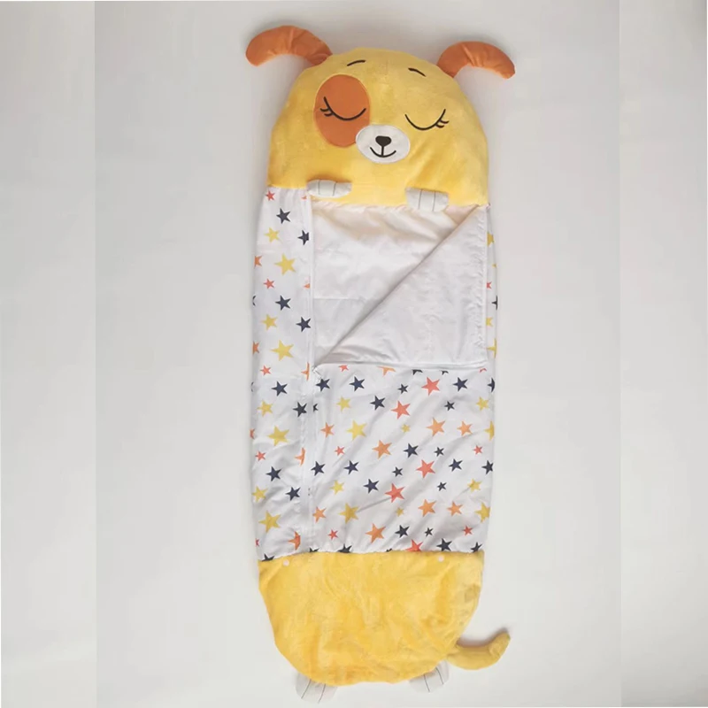 Saco de dormir para bebé, almohada de muñeca de felpa, mantas perezosas,  saco de dormir de animales de dibujos animados para niños y niñas -  AliExpress