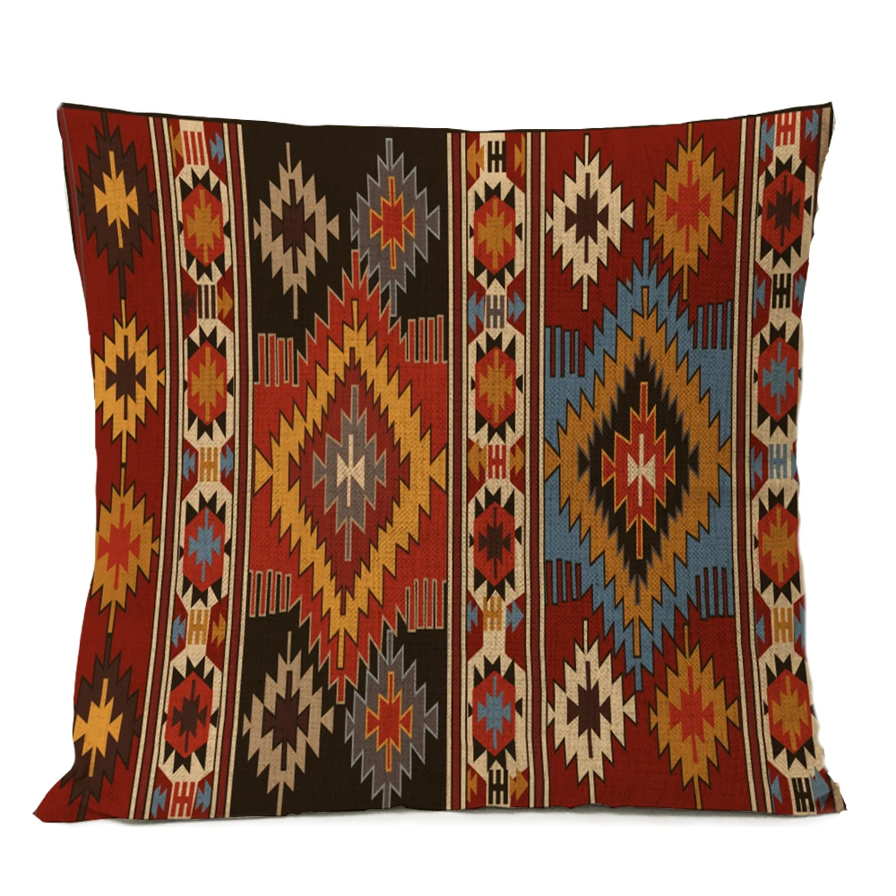 New Bohemian Tribal Texture Geometric Pillow Home Decor Ethnic Persian Carpet Throw Pillows for Bedroom Decoration Sofa Cushion 2