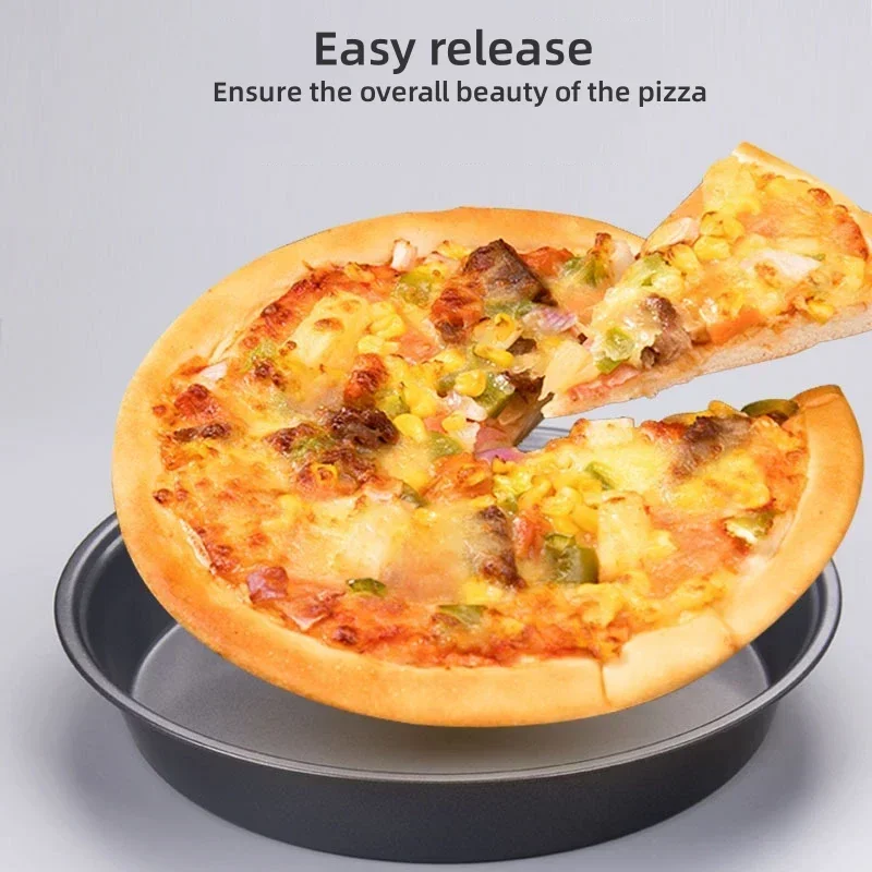 Non-Stick Carbon Steel Round Pizza Baking Pan