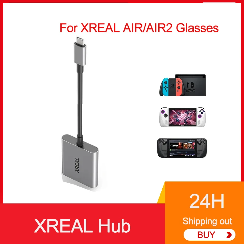 XREAL Hub 2IN1 120hz USB-C PD Adapter szybkiego ładowania