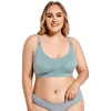 Plus Size Wireless Maternity Bra Front Open Gather Together Prevent Sagging Seamless 3D Breathable Comfortable Breastfeeding Bra 3