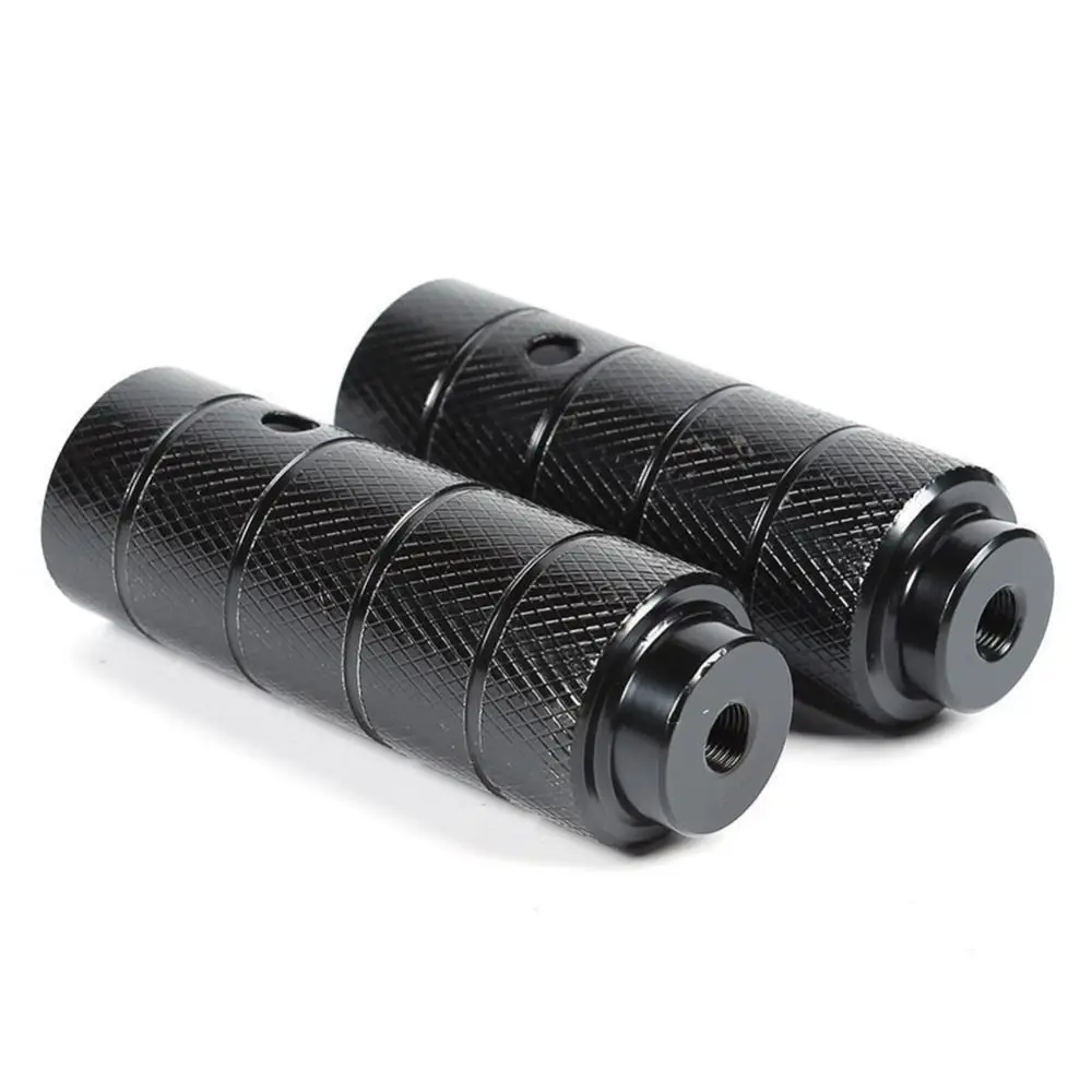 

1 Pair Easy To Install Bike Footrest Lever Axle Pegs Weight-bearing Aluminum Alloy Bicycle Rear Footrest Pedals Universal