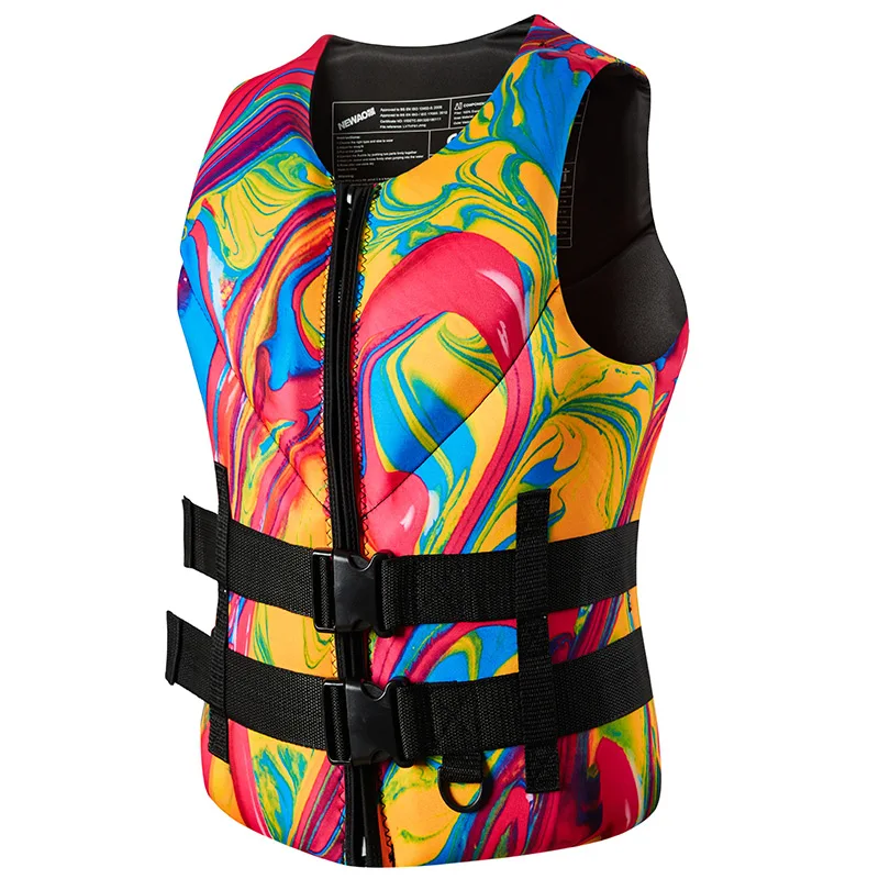 Life Jacket for Adults Kayak KiteSurf Jet Ski Motorboats Raft Rescue Swim Drifting Boat Wakeboard Fishing
