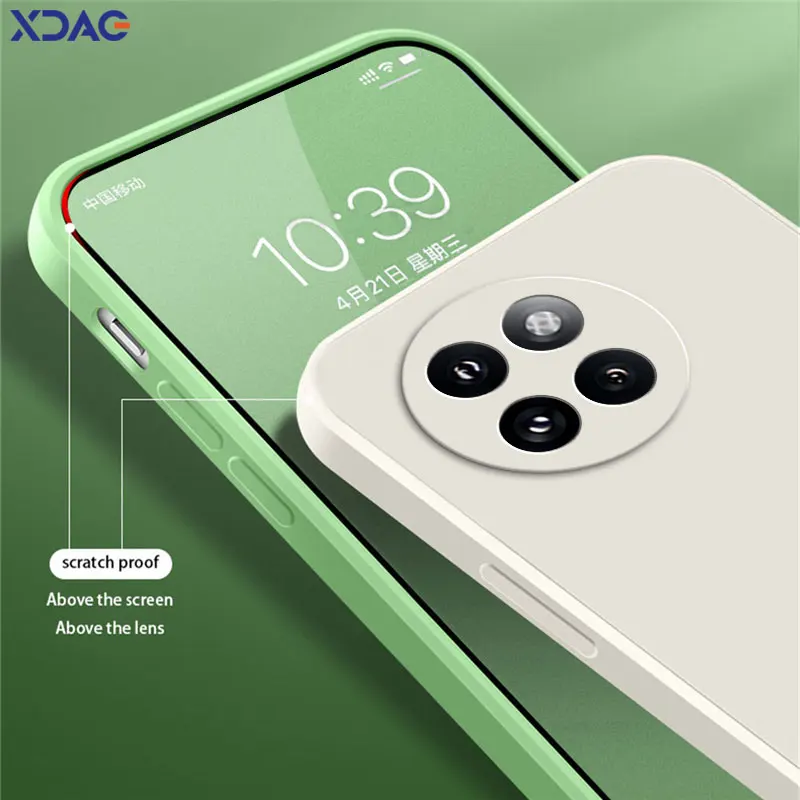 Premium Liquid Silicone Phone Case – 360° Full Protective Soft Shockproof Cover