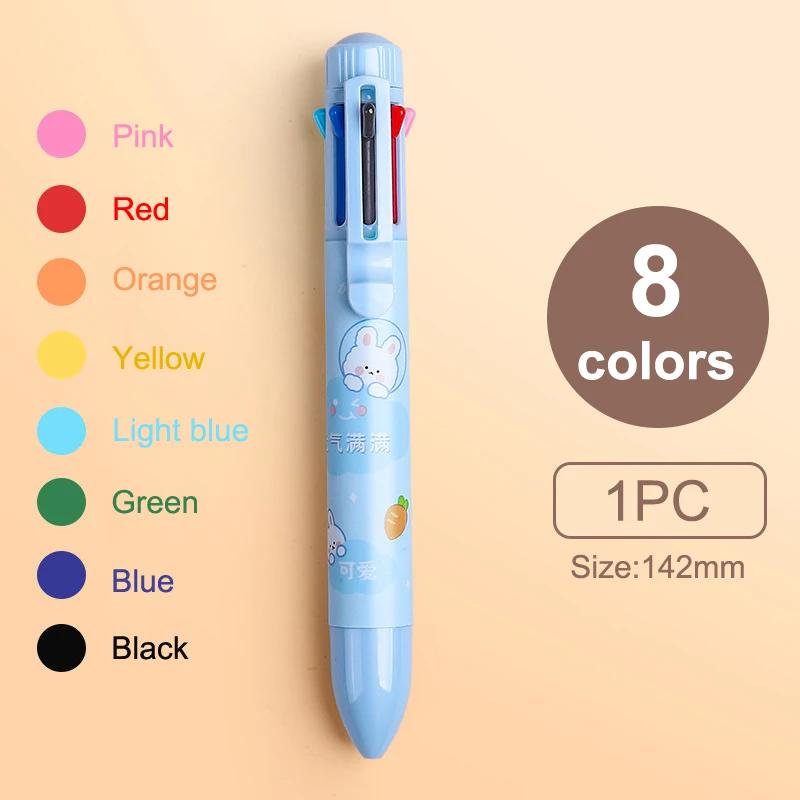 10 Colors Cartoon Astronaut Rabbit Mechanical Ballpoint Pen