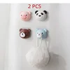 Cartoon Pig Hook Self Adhesive Dormitory Bedroom Door Hangers Hooks Key Umbrella Towel Cap Coat Rack Wall Animal Decoration Rack 1