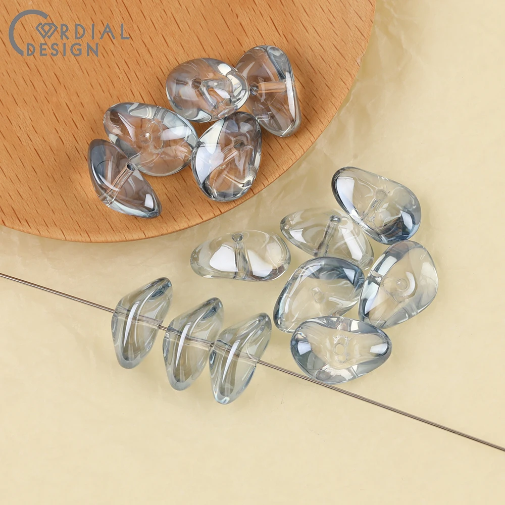 Cordial Design 11*17MM 200pcs Beads Making/Irregular Shape/Hand Made/Aurora Effect/DIY Glass Bead/Jewelry Findings & Components 11 Cordial Design 11*17MM 200pcs Beads Making/Irregular Shape/Hand Made/Aurora Effect/DIY Glass Bead/Jewelry Findings & Components - cordial