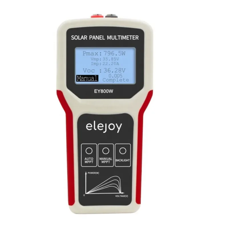 ELEJOY EY800W LCD MPPT Solar Panel Multimeter Solar Panel Tester Smart Current Tester Voltage ELEJOY EY800W LCD MPPT Solar Panel Multimeter Solar Panel Tester Smart Current Tester Voltage