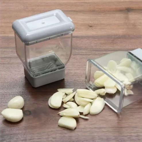 Garlic Slices God Tool Commercial Barbecue Restaurant Quick Manual Garlic Head Cutting Tool Home Use Slices