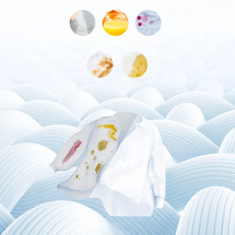 60 Pcs Laundry Tablets Concentrated Washing Powder Laundry Soap Washing Machine Clothing Strong Cleaning Sheets Detergent Laundry Tablets Laundry Sheets