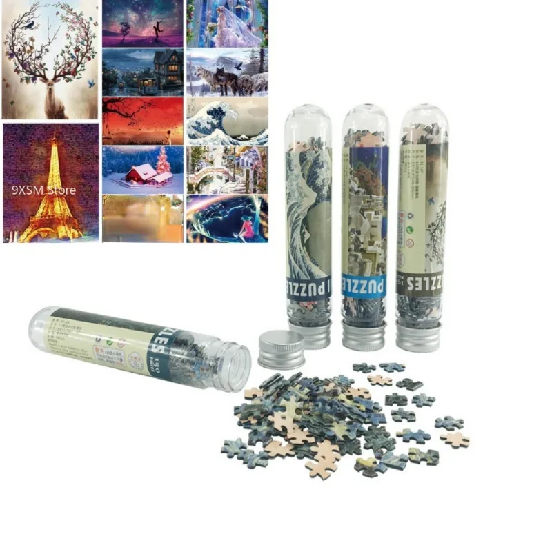 Jigsaw Puzzles Test Tube Puzzle 150 Mini for Children Adult