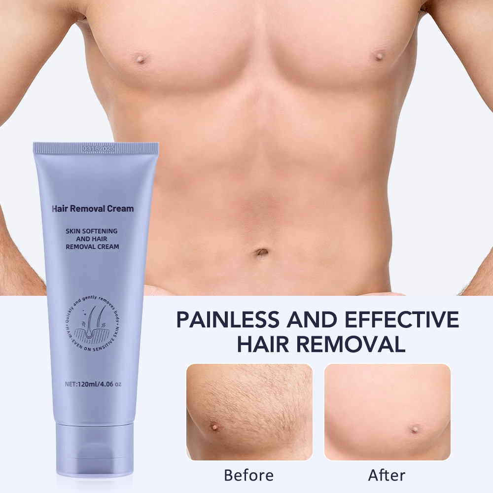 Hair Removal Cream Painless Permanent Inhibitor For Men Women_voghion.com