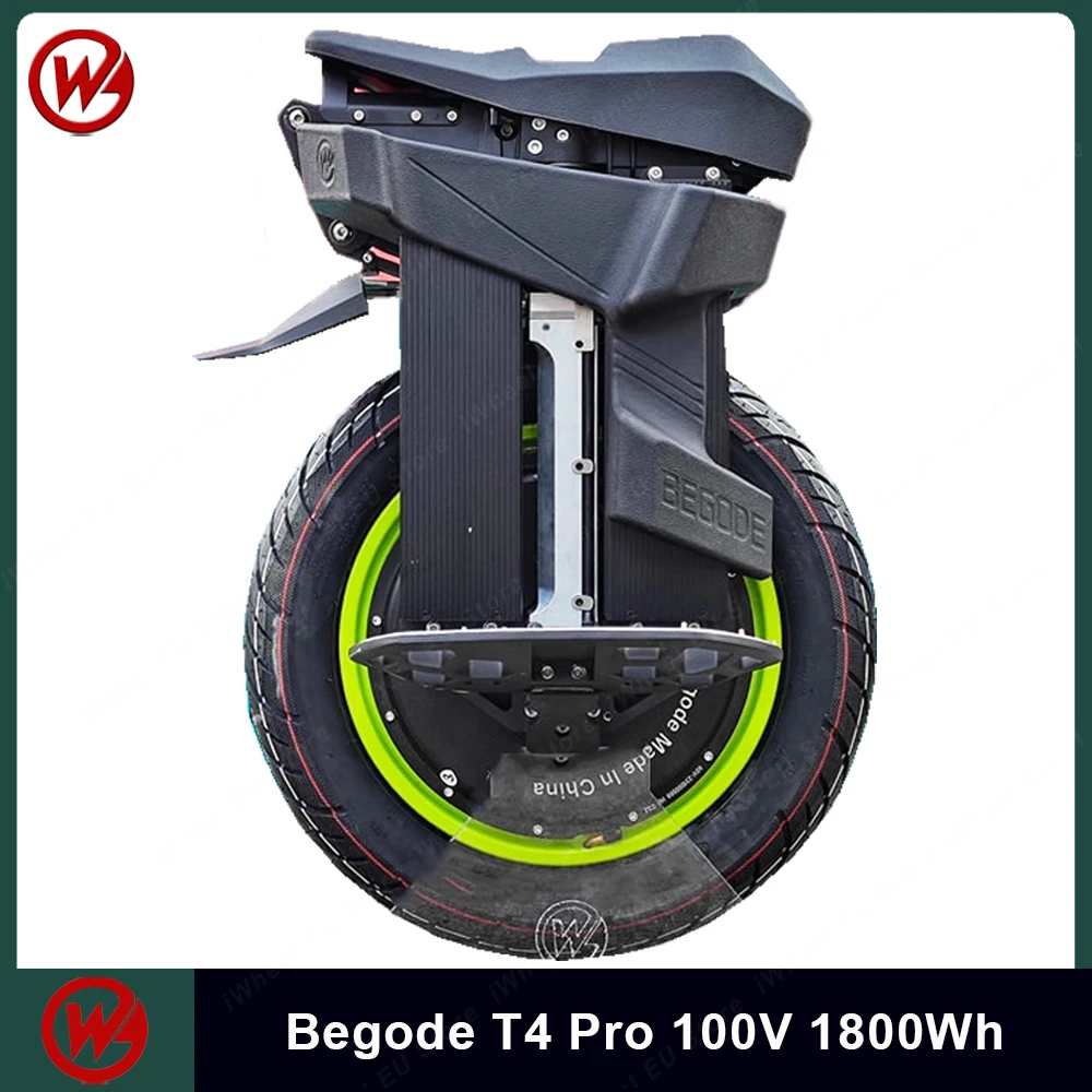 Eu Stock Pre-Vendita Begode T4 Pro 100.8V 1800Wh Samsung 50E 50S Batteria 2500W Motore Nuova Scheda Madre 24 Mosfet Monociclo Elettrico