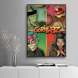 Gorillaz The Mountain Luxury Home Decor High - End Fashion Poster Sticker - 21x30cm (Z4)