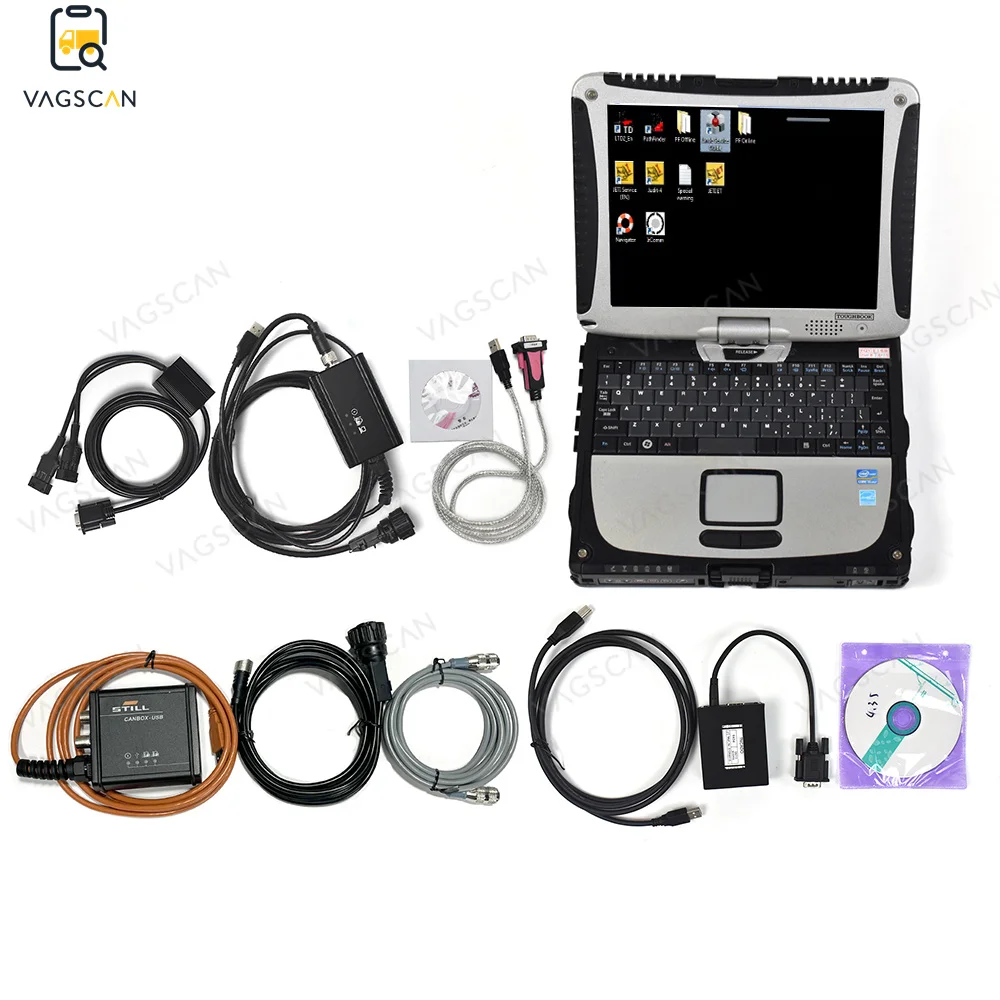 

Ноутбук CF19 для Judit, Для Linde Canbox с Pathfinder V3.4.5 Linde Canbox USB Doctor, диагностический комплект
