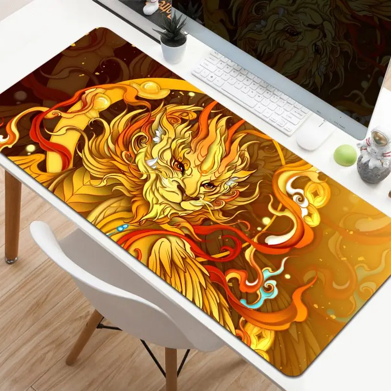 미끄럼 방지 풍경 그림 마우스 패드, 컴퓨터 HD 키보드 마우스 매트, 책상 매트, 천연 고무, 사무실 마우스 패드, 책상 액세서리