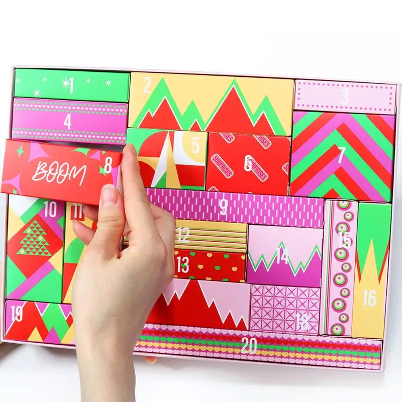 

Advent Calendar For Girls Makeup Tools Countdown Calendar Gift Boxes Holiday Lipstick Eye Shadow Concealers Cosmetics Gift Box