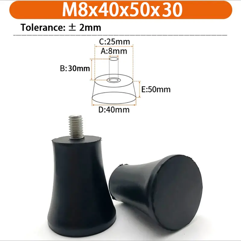 M6 M8 M10 Rubber Adjustable Feet Pad Feet Pad With Screw Table Chair Balck Leveling Foot Pad Furniture Leg Anti-shock Protection - Image 53