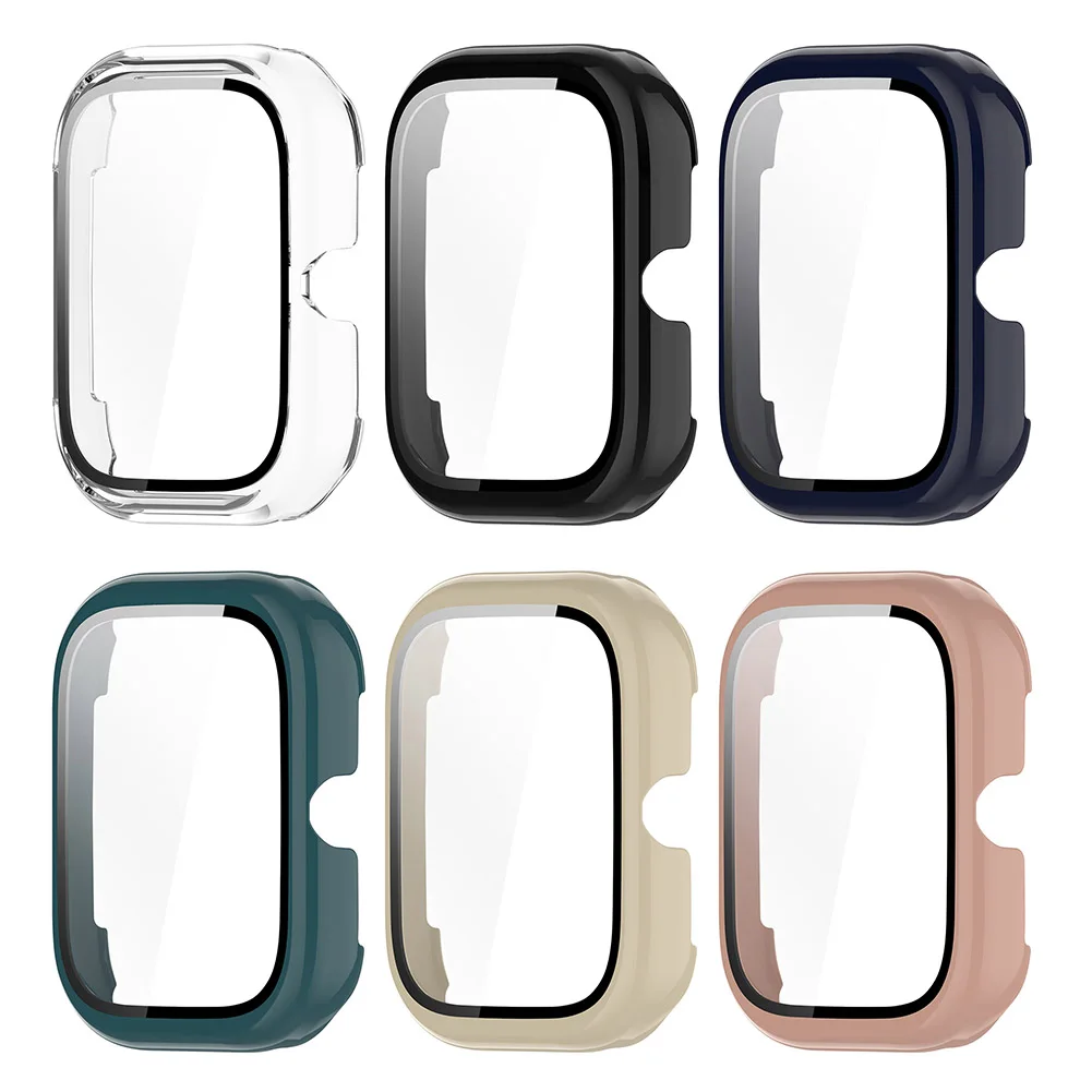 Durable PC Watch Case with Tempered Glass and Anti-Scratch Dustproof Protector
