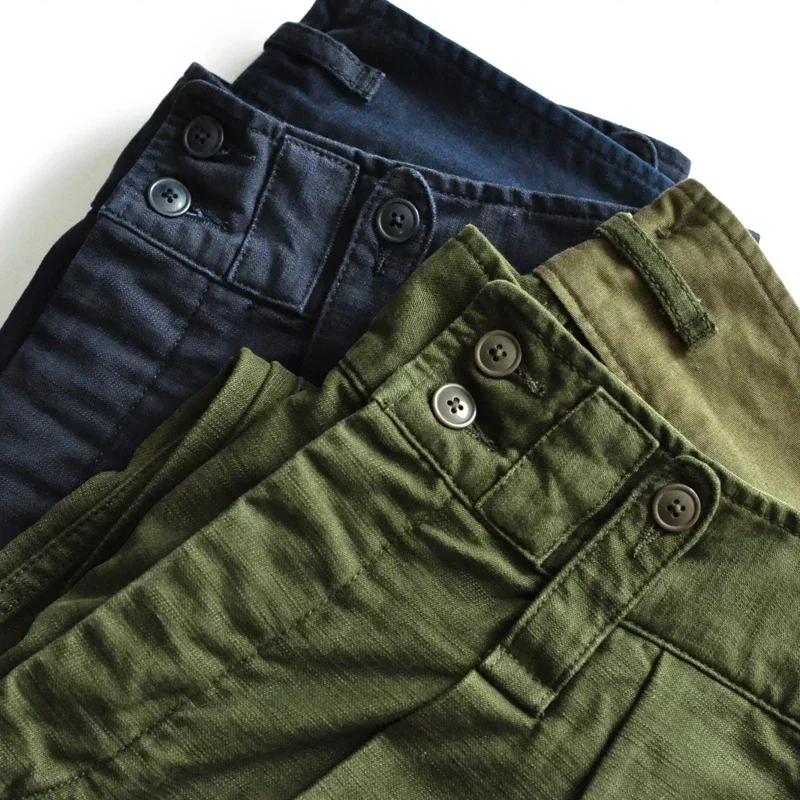 SauceZhan P37 British Army Pants OG107 Utility Fatigue Pants Classic Military Olive Sateen Baker pants Pants&Capris Cargo Pants 3