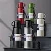2L Stainless Steel Thermos Bottle Tumbler Large Capacity Thermal Water Bottle Cold and Hot Thermo Cup Vacuum Flask Insulated 3