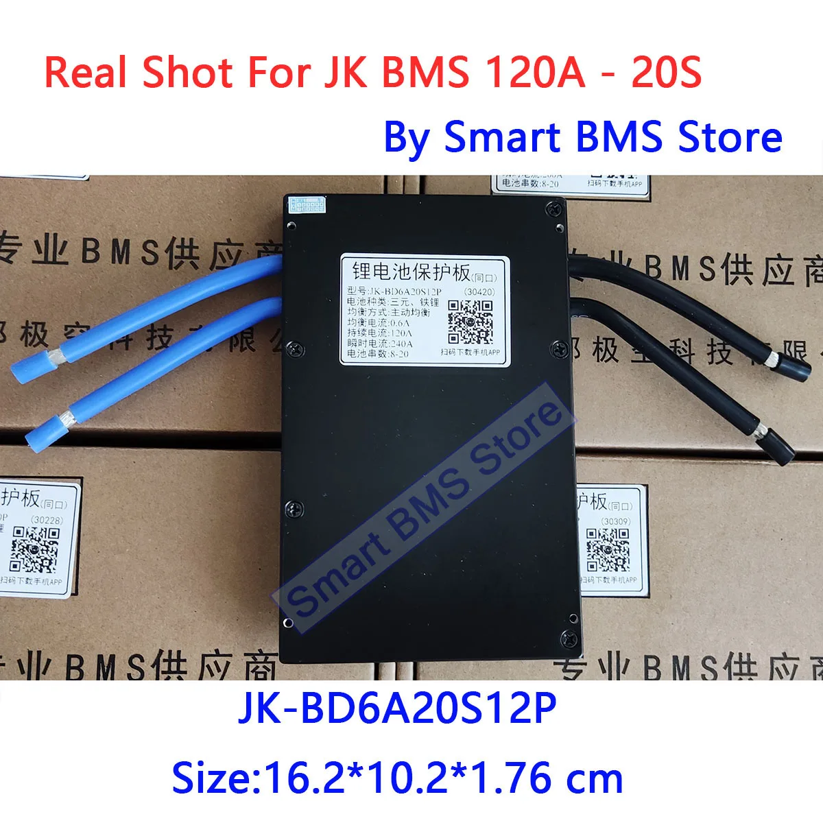 JK BMS Jikong 100A 120A Active Balance JK-BD6A20S10P BD6A24S10P BD6A20S12P BD6A24S12P 8s 24V 24s Smart Bms 100 100S 100AMP 100AH