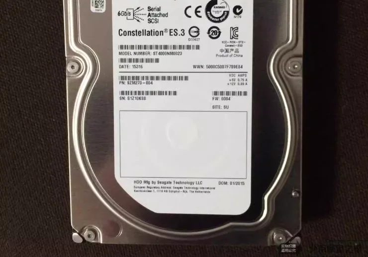 

Жесткий диск для сервера ST4000NM0023 4T 3,5 дюйма SAS 7,2 K 128M