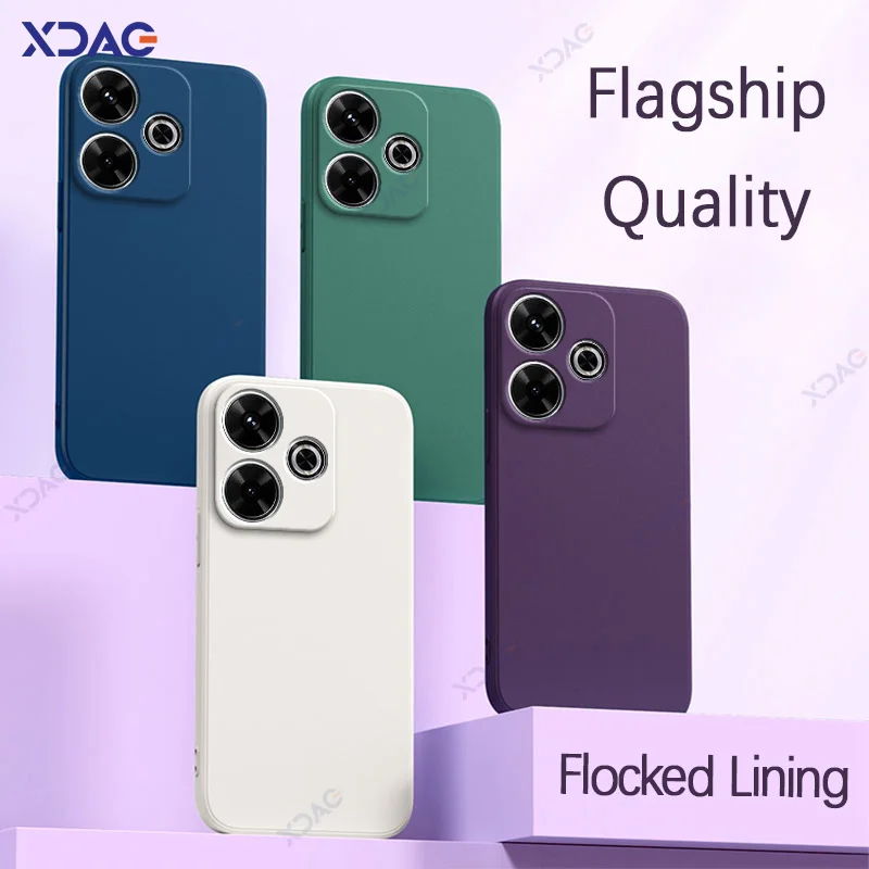 Luxury Soft Silicone Waterproof Mobile Phone Case - 360° Protection, Elegant Square Design