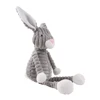 Cute Rabbit Plush Gray Small Dog Toy Puppy Cartoon Animal Pet Squeak Toy 3