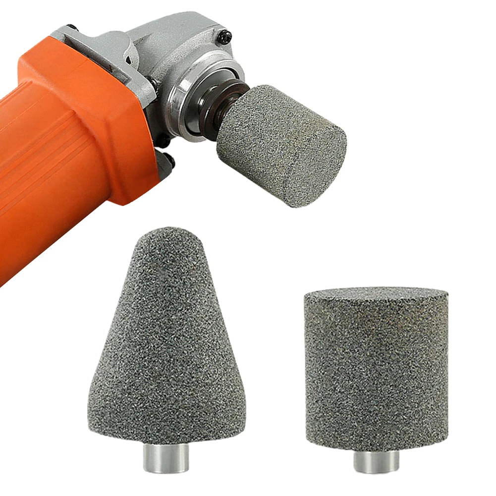 

1pcs Grinding Head Silicon Carbide Grinding Head 70# Grit Cylindrical/conical For 100 Type Angle Grinder Power Tools Accessories