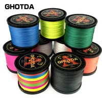 GHOTDA Brand 300M 4Strand Japan Multifilament 100% PE Braided Fishing Line 10LB To 120LB 1