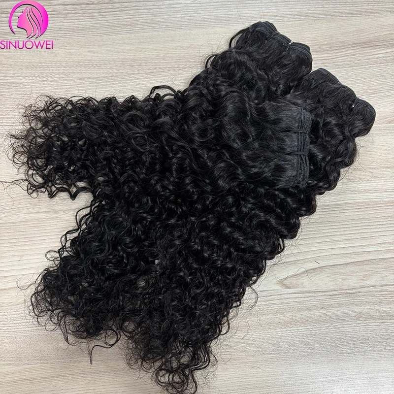 12A Burmese Water Wave Bundles Human Hair Bundles Unprocessed Virgin Natural Wet and Wavy Human Hair Extensions