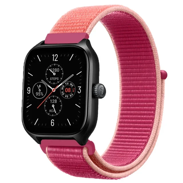 Nylon Loop Smartwatch Band - Adjustable Strap in 20mm/22mm Sizes