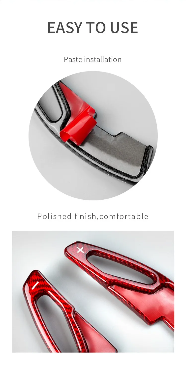 Steering Wheel Paddle Shifter Fit For Lexus NX IS T-carbon Shifting Paddle Extension Auto Interior Accessories