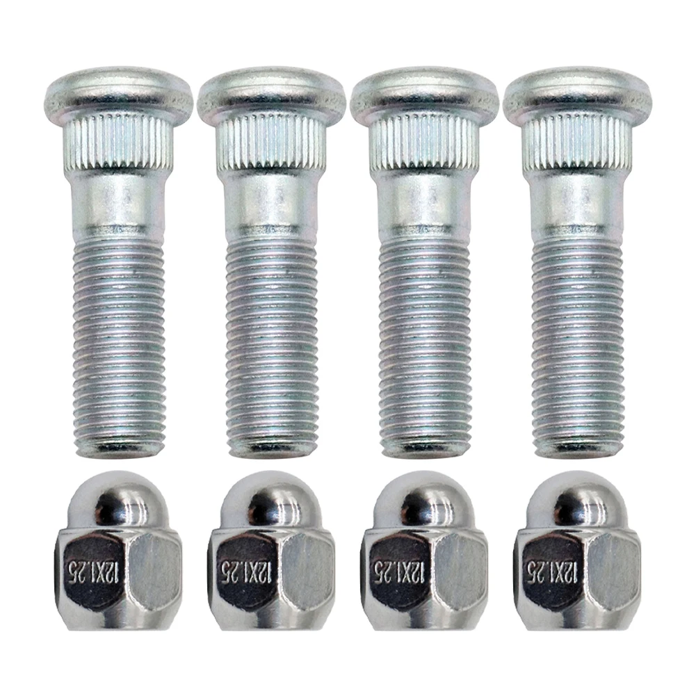 Car Accessories Wheel Hub Bolt Stud 28171AJ000 28365FE001 For Forester 2009-*1.25 Steel Stud & Nut SET car wheel hub ring wheel locking hub wheel hub oil seal bearing set