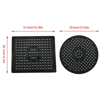 Quick Drain Sink Pad Kitchen Table Anti Slip Soft Rubber Sink Mat Placemat Drying Dishes Heat Insulation Protector 2