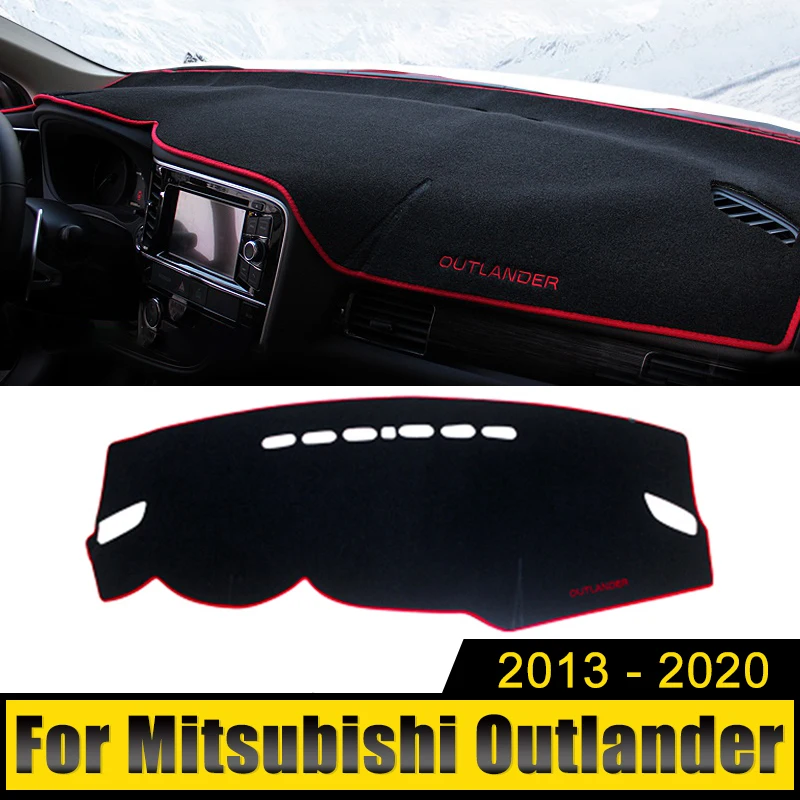 For Mitsubishi Outlander 3 20132017 2018 2019 2020 Car Dashboard Cover Mat Sun Shade Pad